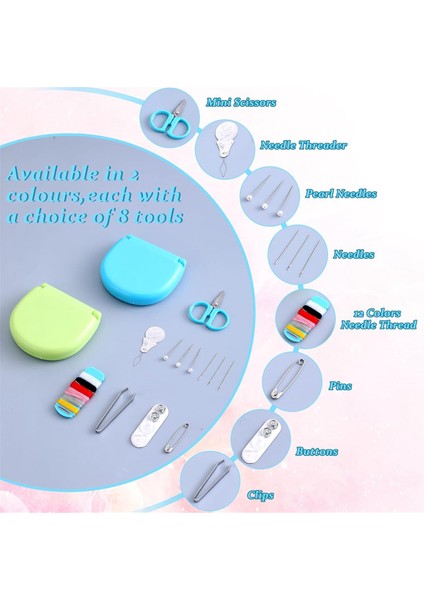 20'li Paket Mini Seyahat Dikiş Seti, Taşınabilir Dikiş Alet Setleri (Yurt Dışından) fırsatları