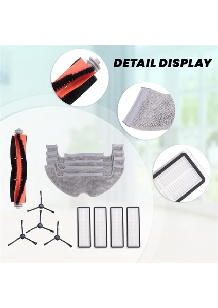 Xiaomi Robot Vakum-Mop 2 Ultra STYTJ05ZHM Temizleyici Yedek Parçaları Ana Yan Fırça Hepa Filtre Paspas Bezi (Yurt Dışından) indirimleri