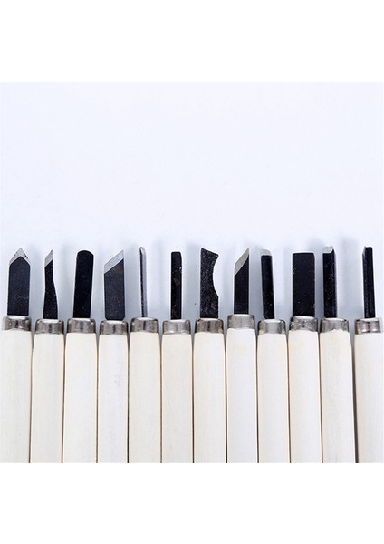Temel Ağaç Işleme Kesimleri Için 12 Parça Ahşap Oyma Keski Seti (Yurt Dışından) modelleri