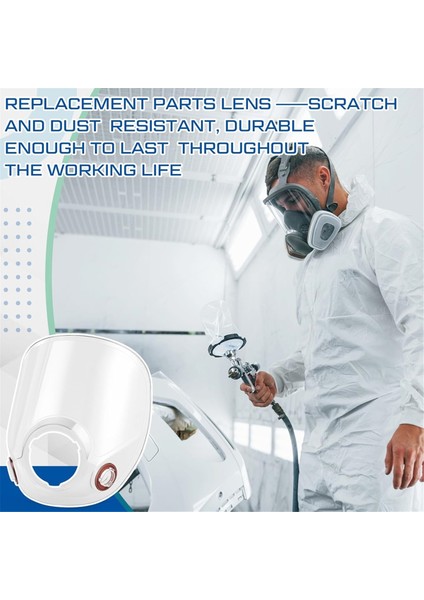 6000 Serisi Tam Yüz Solunum Cihazı Için Yedek Parça Lens Takımı (Yurt Dışından) fırsatları