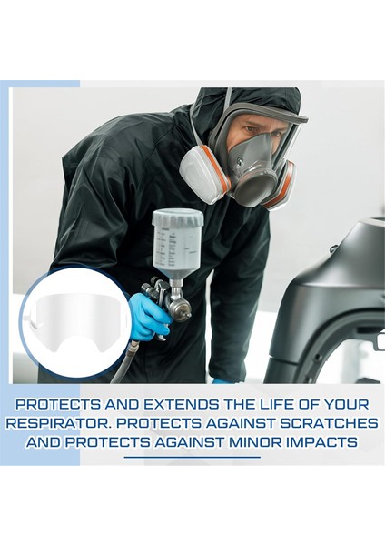 6000 Serisi Tam Yüz Solunum Cihazı Için Yedek Parça Lens Takımı (Yurt Dışından) indirimleri