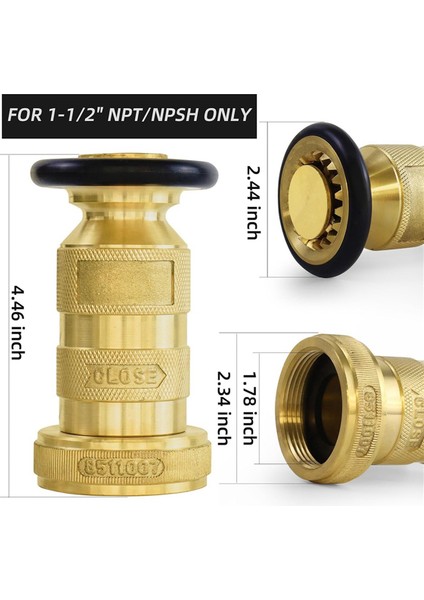 Yangın Hortumu Ucu 1-1/2 Inç Npsh/npt Yangın Hortumu Ucu (Yurt Dışından) fiyatları