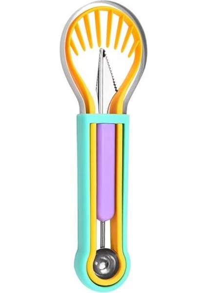 Meyve Oyucu Aleti 4'ü 1 Arada Paslanmaz Meyve Oyma Aletleri (Yurt Dışından)
