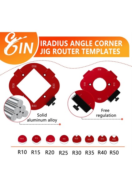 Ahşap Işleme Için Yönlendirici Şablonları ve Fikstürleri, Kılavuzlar ve Kenar Kılavuzları (Yurt Dışından) fiyatları