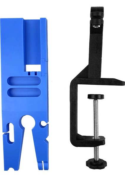 Tezgah Pim Kelepçesi Seti V-Yuvası C-Kelepçesi Ahşap Metal Tezgah Için (Yurt Dışından)