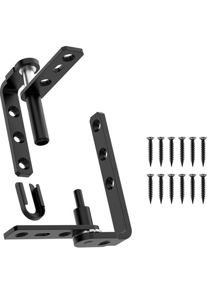 Kafe Kapı Menteşeleri Salıncak Kapı Donanımı Salon Kapı Menteşeleri Siyah (Yurt Dışından)