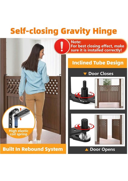 Kafe Kapı Menteşeleri Salıncak Kapı Donanımı Salon Kapı Menteşeleri Siyah (Yurt Dışından) indirimleri