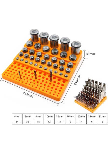 Çok Işlevli Matkap Tutucu 131 Delikli Alet Tutucu Kutusu Mavi (Yurt Dışından) indirimleri