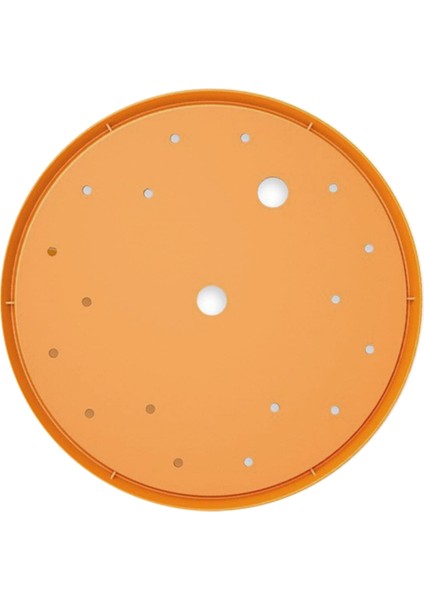 Yuvarlak Saksı Ek Parçası, 13 Inç Turuncu Saksı Ek Parçası, Plastik Disk (Yurt Dışından)