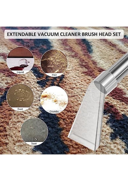 Vakumlu Çıkarıcı Aparatı, 4 Bağlantılı Elektrikli Süpürge Fırça Başlığı Çıkarma Ucu, Kırılmaz Halı Temizleme B (Yurt Dışından) fiyatları