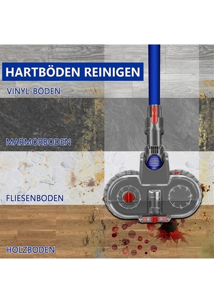 Dyson V12 Slim / V10 Slim Elektrikli Süpürge Aparatı ve Su Hazneli Temizlik Bezi ile Elektrikli Zemin Paspas Başlığı (Yurt Dışından) fırsatları