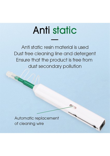 2,5 mm Fiber Optik Temizleme Kalemi Optik Fiber Konnektör Temizleyici (Yurt Dışından) modelleri