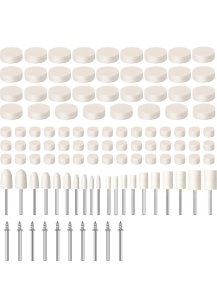 Dremel Parlatma Seti Için 110 Parça Parlatma Tekerleği, Parlatma Tekerleği (Yurt Dışından)