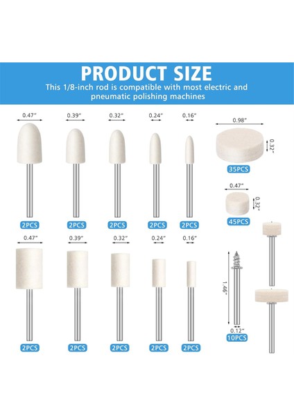 Dremel Parlatma Seti Için 110 Parça Parlatma Tekerleği, Parlatma Tekerleği (Yurt Dışından) fiyatları