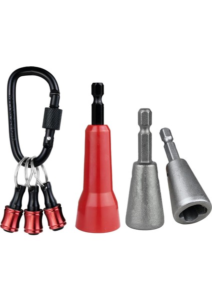 Matkap Için 6 Parça Tel Bükme Aleti ve Uç Tutucu Anahtarlık, Twister (Yurt Dışından)