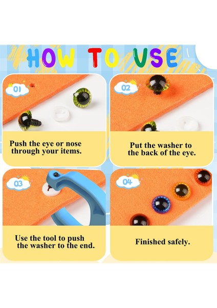 Tığ Işi Için Güvenlik Gözlerini Takmak Için Güvenlik Gözlerini Takmak Için Tığ Işi Aletleri (Yurt Dışından) fırsatları