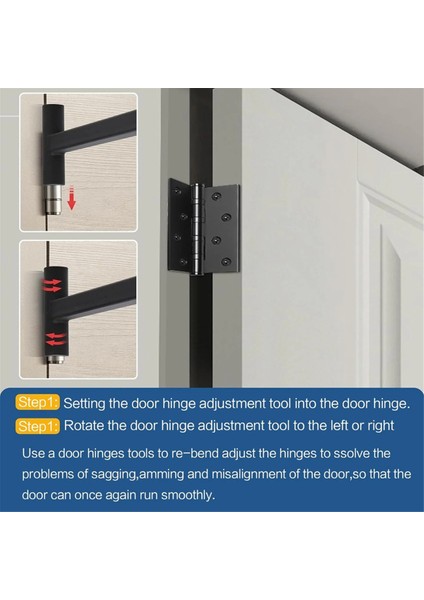 Ağır Hizmet Tipi Kapı Menteşesi Ayarlama Aleti Ticari Menteşe Boşluğu Anahtarı (Yurt Dışından) fırsatları