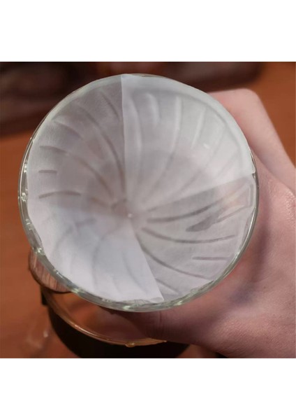 Origami Koni Tasarım Kahve Filtresi Kupası Yeniden Kullanılabilir El Kağıdı Şeffaf (Yurt Dışından) indirimleri