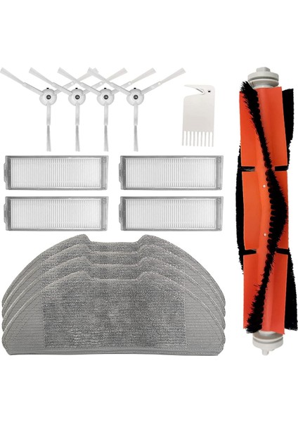 Xiaomi Mi Robot Süpürge Mop 2 Pro Robot Süpürge Aksesuar Seti, Ana Fırça, Temizleme Bezleri, Hepa Filtre, Yan Fırça (Yurt Dışından) modelleri