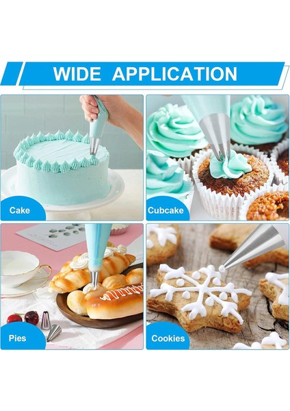 10 Adet Profesyonel Boru Ucu, Boru Torbaları Için Yeniden Kullanılabilir Boru Ucu (Yurt Dışından) fırsatları