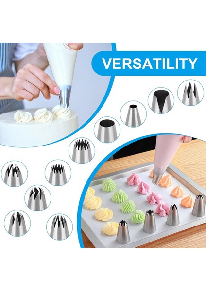 10 Adet Profesyonel Boru Ucu, Boru Torbaları Için Yeniden Kullanılabilir Boru Ucu (Yurt Dışından) indirimleri