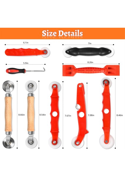 9'u 1 Arada Ekran Onarım Aleti, Pencere Silindiri, Spline Montaj Aleti (Yurt Dışından) fiyatları