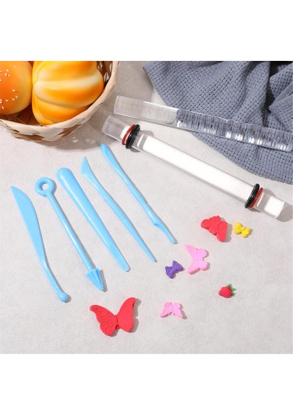 15 Adet Polimer Kil Aletleri Akrilik Rulo Kendin Yap El Yapımı El Sanatları (Yurt Dışından) modelleri