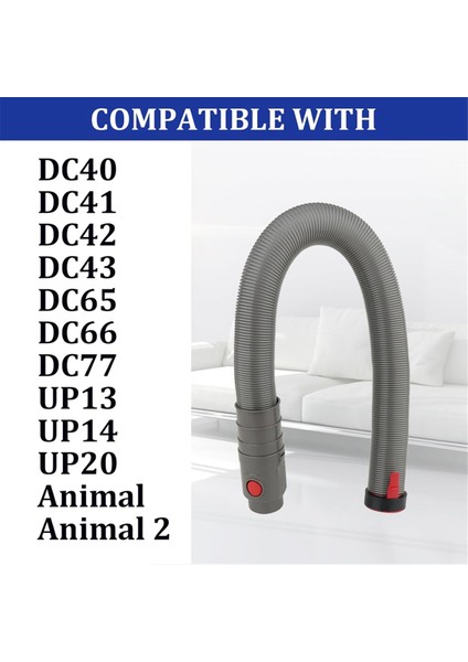 Dyson DC41 DC40 DC65 UP13 UP14 UP20 Elektrikli Süpürgeler Için Esnek Uzatma Hortumu Yedek Parçaları (Yurt Dışından) fiyatları