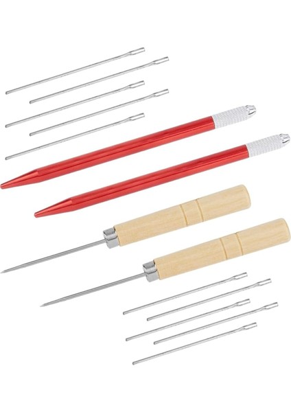 Bebek Saçı Için 14 Parça Yeniden Köklendirme Aleti 0,5-0,7 mm Örgü Şişleri L (Yurt Dışından)