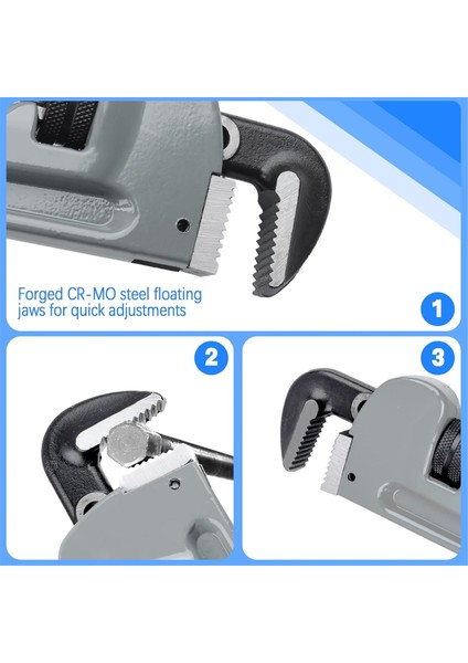 Alüminyum Boru Anahtarı Seti, 10 Inç, 14 Inç, 18 Inç Alüminyum Boru Anahtarı Seti (Yurt Dışından) indirimleri