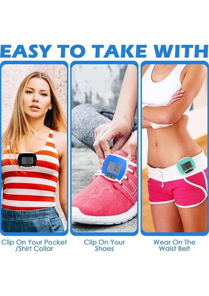 9'lu Paket Basit Adımsayar, Yürüyüş Adım Sayımı, Taşınabilir Klipsli (Yurt Dışından) fiyatları