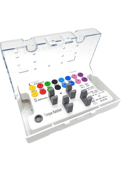 Diş Implantı Alet Kutusu Ağız Restorasyonu Tork Anahtarı (Yurt Dışından)