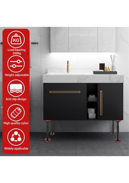 Teleskopik Destek Çubuğu Montaj Desteği Ayarlanabilir 18-44 cm (2'li Paket) (Yurt Dışından) modelleri