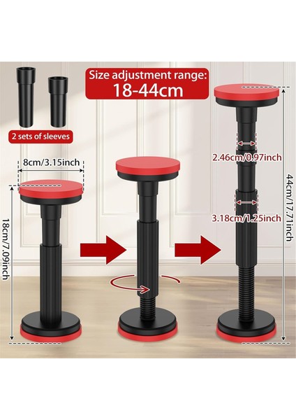 Teleskopik Destek Çubuğu Montaj Desteği Ayarlanabilir 18-44 cm (2'li Paket) (Yurt Dışından) fırsatları