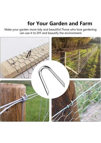 200 Adet Tel Örgü Zımbası, Galvanizli Çit Zımbası (Yurt Dışından) fırsatları