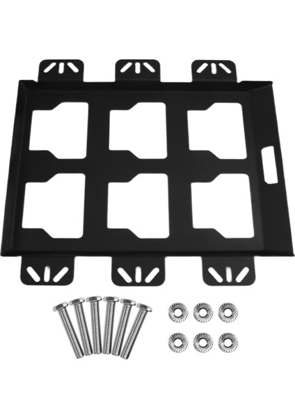 Alet Saklama Rafı Alet Kutusu Tutucu Duvara Monte Alet Kutusu Rafı Siyah (Yurt Dışından)