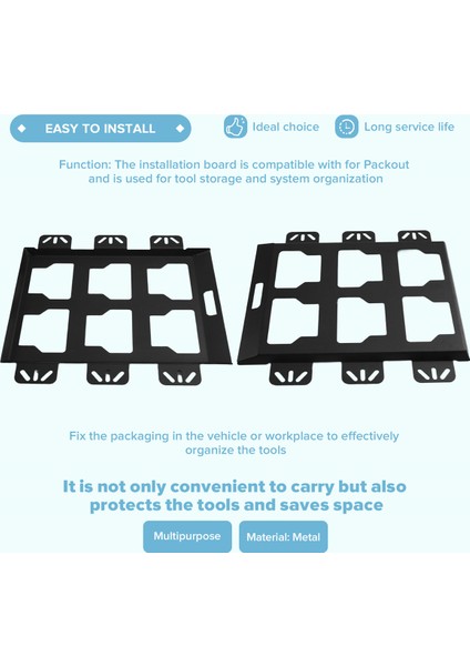Alet Saklama Rafı Alet Kutusu Tutucu Duvara Monte Alet Kutusu Rafı Siyah (Yurt Dışından) indirimleri