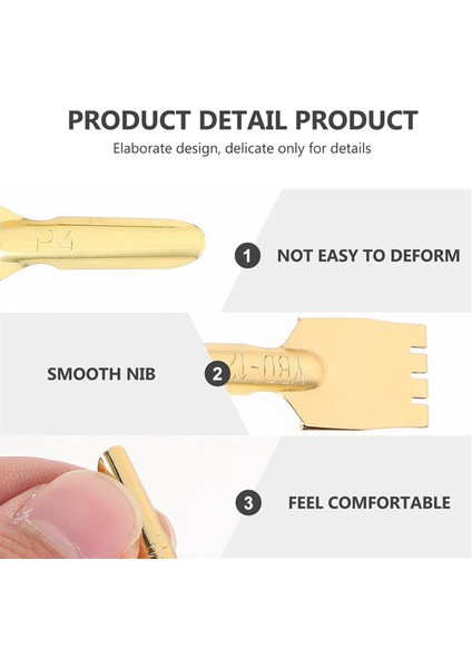 Adet Retro Sanat Yazı Uçlu Dolma Kalemler Için Düz Başlıklı Uçlar (Yurt Dışından) fırsatları