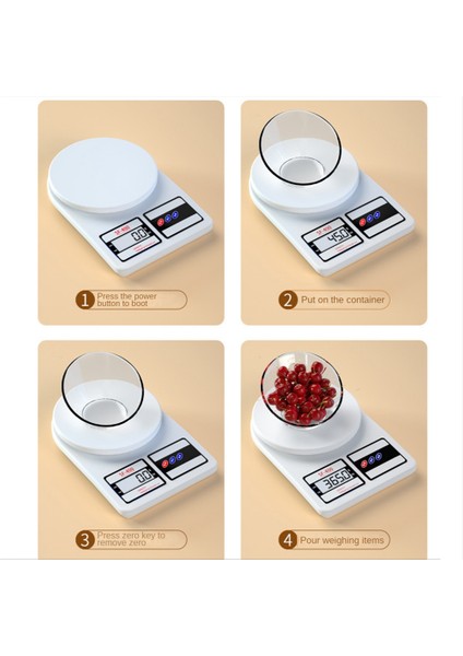 Malzemeler Mutfak Terazisi Ev 10 kg Dijital Pişirme Gıda Terazisi (Yurt Dışından) fiyatları