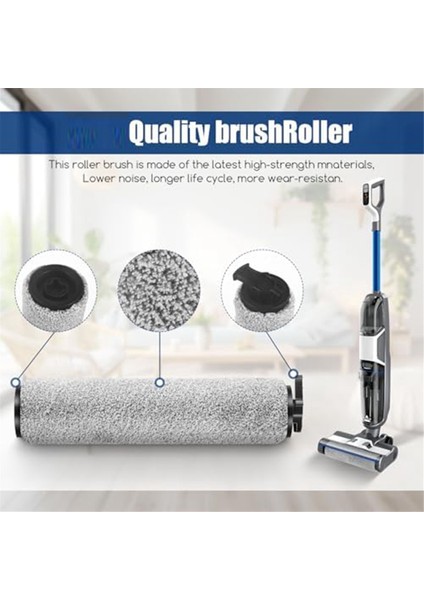 Bissell Hf3 3649A Vakumlu Hepa Filtreli Elektrikli Süpürge Için Yedek Fırça Rulosu Filtre Seti 2 Çok Yüzeyli Fırça Rulosu (Yurt Dışından) indirimleri