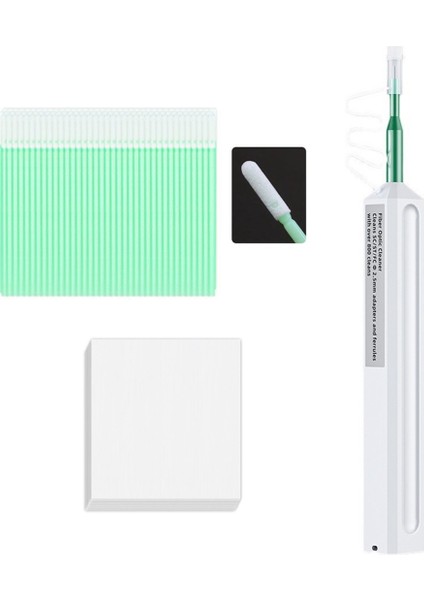 2,5 mm Fiber Optik Temizleme Kalemi Seti Optik Fiber Konnektör Temizleyici (Yurt Dışından)