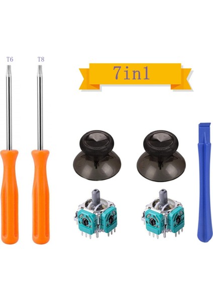 Xbox One Kontrolcüsü Için 3D Analog Çubuk Yedek Joystick 7 Parça (Yurt Dışından) fiyatları