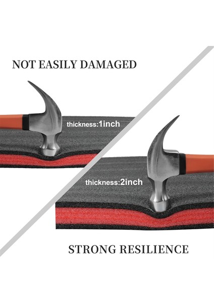 Adet 18X12X2 Inç ve 18X12X1 Inç Gölge Köpük Ek Parçaları (Yurt Dışından) indirimleri