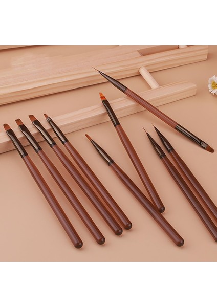 9 Parça Tırnak Sanatı Fırçası Seti Dıy Fırça Tırnak Akrilik Çizim Fırçası (Yurt Dışından) fırsatları
