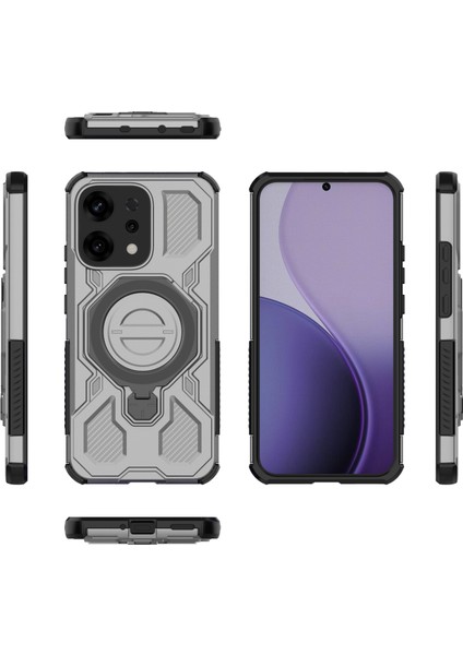 Ince Manyetik Yüzük Standlı Kılıf Oppo Reno 14 Pro 5g Için, Darbeye Dayanıklı Hava Yastıklı Köşeler, Hafif Tasarım (Yurt Dışından) fiyatları