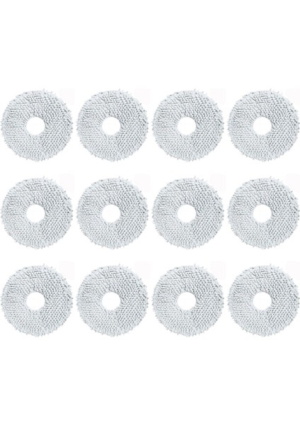 Dream Bot L10S Pro L10S Ultra L20 Ultra X20 Pro X30 X30 Pro L30 Ultra S10 / S10 Pro Robot Süpürge Parçaları Için 12 Adet Paspas Bezi (Yurt Dışından)