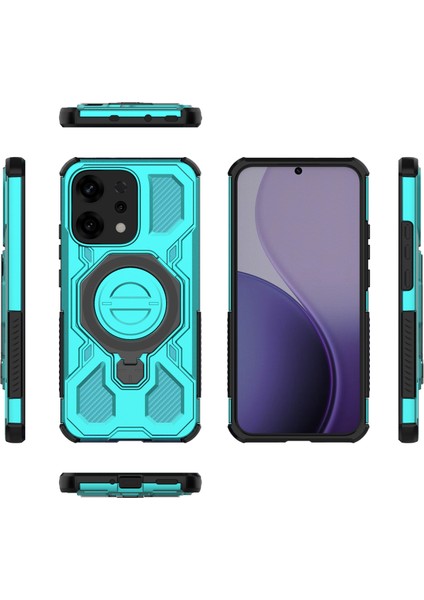 Ince Manyetik Yüzük Standlı Kılıf Oppo Reno 14 Pro 5g Için, Darbeye Dayanıklı Hava Yastıklı Köşeler, Hafif Tasarım (Yurt Dışından) fiyatları
