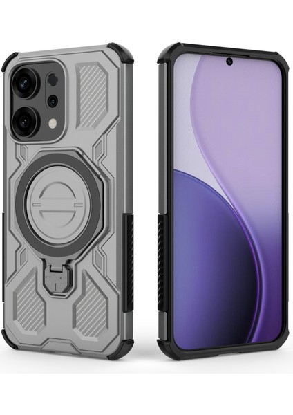 Ince Manyetik Yüzük Standlı Kılıf Oppo Reno 14 5g Için, Darbeye Dayanıklı Hava Yastıklı Köşeler, Hafif Tasarım (Yurt Dışından) fırsatları