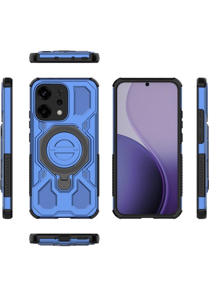 Ince Manyetik Yüzük Standlı Kılıf Oppo Reno 14 5g Için, Darbeye Dayanıklı Hava Yastıklı Köşeler, Hafif Tasarım (Yurt Dışından) fiyatları