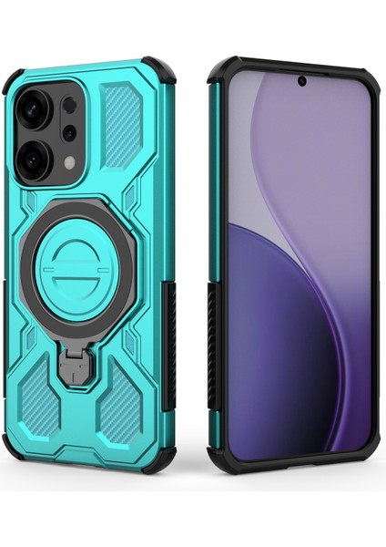 Ince Manyetik Yüzük Standlı Kılıf Oppo Reno 14 5g Için, Darbeye Dayanıklı Hava Yastıklı Köşeler, Hafif Tasarım (Yurt Dışından) fırsatları